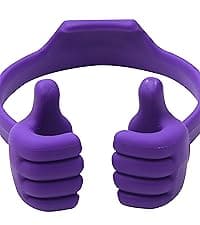 Honsky Cell Phone Stand Holder, Thumbs Up Lazy Phone Stand, Universal Adjustable Flexible, Cute Perfect Stocking Stuffers Gifts for Teen Girls, Compatible with Cell Phones & Tablets,Green