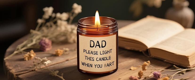 Dad Christmas Gifts for Men Funny Birthday Christmas Gifts for Dad from Daughter & Son Unique Mens Gift for Dads Who Have Everything Hilarious Holiday Presents Gag Gift for Fathers, 100% Soy Wax