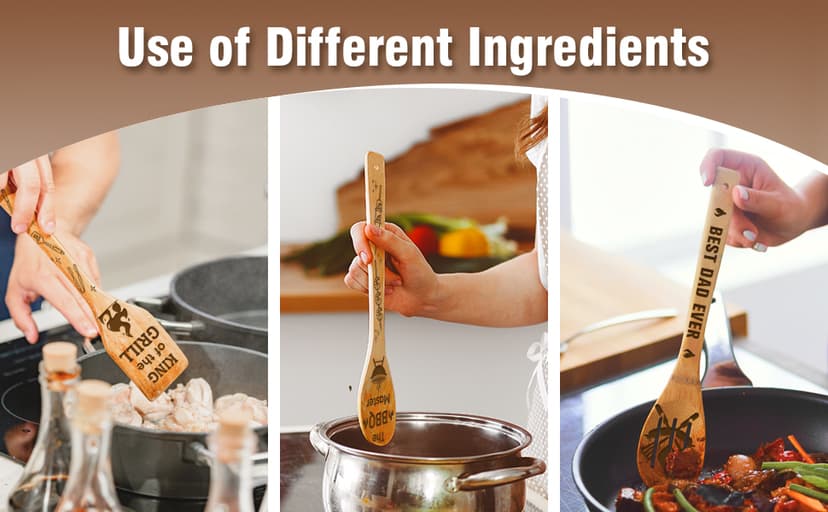 Dad Birthday Gift - Engraved Bamboo Cutting Board Set, Unique Gifts for Dad from Daughter/Son, Fathers Day Christmas Birthday Gifts for Dad Daddy Father