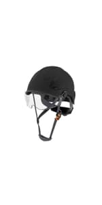 Jackson Safety CH300 Climbing-Style Hard Hat - Non-Vented Construction Helmet with Chin Cup - ANSI Z89.1 & OSHA Compliant - (Multiple Colors)