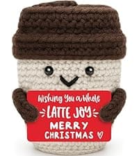 Boss Gifts for Women Boss Lady Leader Manager Supervisor Christmas Birthday Handmade Crochet Coffee Mug Cup Gifts Bosses Day Coffee Lover Thank You Best Great Leader Female Desk Office Decor