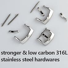 OTTOODY Leather Watch Bands Quick Release, Elegant Top Grain Leather Watch Straps for Men & Women, Choice of Color & Width - 18mm, 19mm, 20mm, 21mm or 22mm Wristbands Bracelet for Watch & Smartwatch