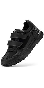 FitVille Extra Wide Walking Shoes for Men Wide Width Sneakers for Flat Feet Heel Pain Relief - Rebound Core