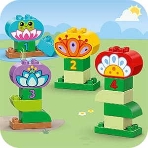 LEGO DUPLO Town Creative Garden & Flowers Building Toy Playset - Preschool Learning and Educational Flower Toy for Toddlers, Boys and Girls, Ages 2+ - Baby Gift Idea - 10444 B0DJ184XFZ