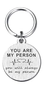 You are My Person Gifts Bff Women Teens Girls Best Friends Keychain Birthday Valentines Key Chains Rings