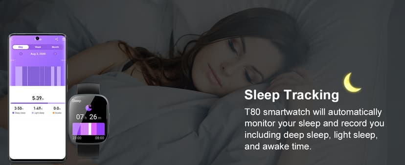 Puqo Puqo Smart Watches for Men Women, 1.95" HD Touchscreen Fitness Tracker with Bluetooth Calls, IP68 Waterproof, 120+ Sport Modes, 7-Day Battery, 24/7 Heart Rate & Sleep Monitor for Android iOS (Blue)