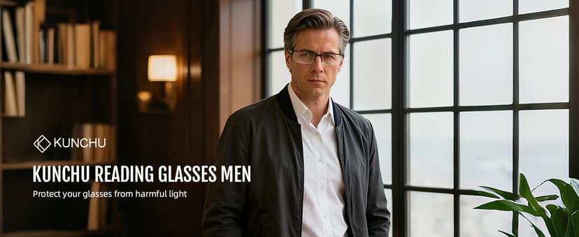 Reading Glasses Men Blue Light Blocking Readers Spring Hinge Computer Anti Eyestrain Eyeglasses