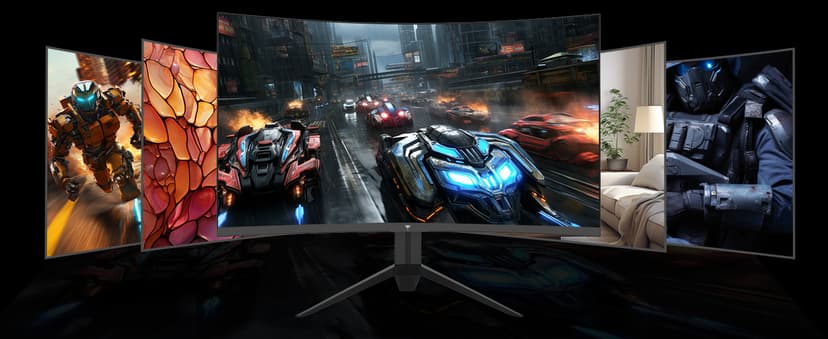 KTC 32 Inch FHD 1080p Curved Gaming Monitor - VA 1500R Curved Monitor, 165Hz 1ms MPRT, FreeSync & G-Sync, 122% sRGB, DP/HDMI, VESA, HDR10 for Gaming Home Office Business PC Monitor