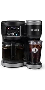 Keurig K-Duo Hot & Iced Single Serve & Carafe Coffee Maker, MultiStream Technology, 72oz Reservoir (Gen 2)