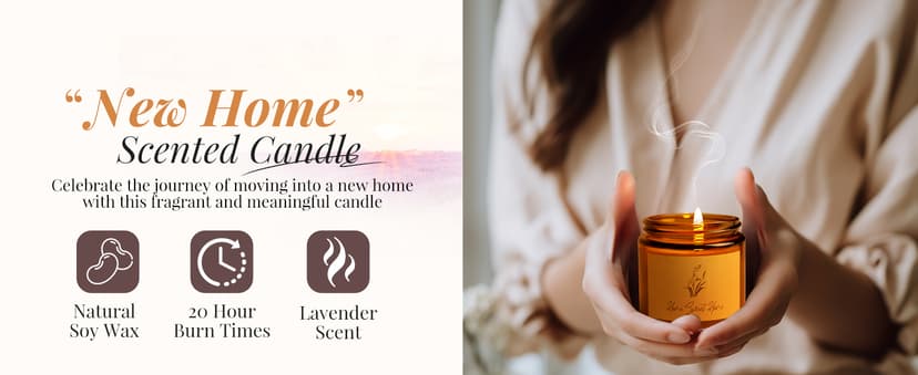 Synhonty New Home Gift Ideas Basket, 11 Pcs: Bamboo Serving Board, Wooden Decoration, Soy Candle, Towels & More - White