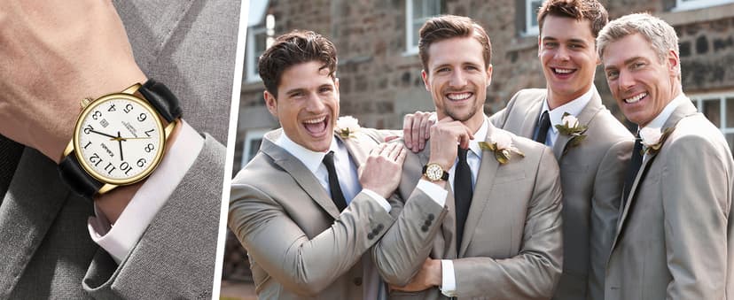 Kakabi Watch for Men, Easy Reader Unisex Analog Quartz Waterproof Wristwatch with Date and Leather Band, Casual Simple Fashion Mens Watches Gift