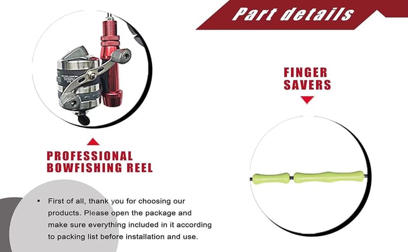Bowfishing Bow Kit with Arrow Ready to Shoot Right Handed 15-45 LBS Draw Length 18"-29.5" Adjustable,Axle-to-Axle: 34.2",Complete Compound Bow Fishing Kit 2024 New
