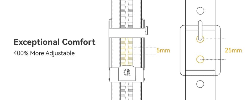 CHAOREN Mens Belt Leather Ratchet Belt - Customizable Fit, Effortless Style (35mm)