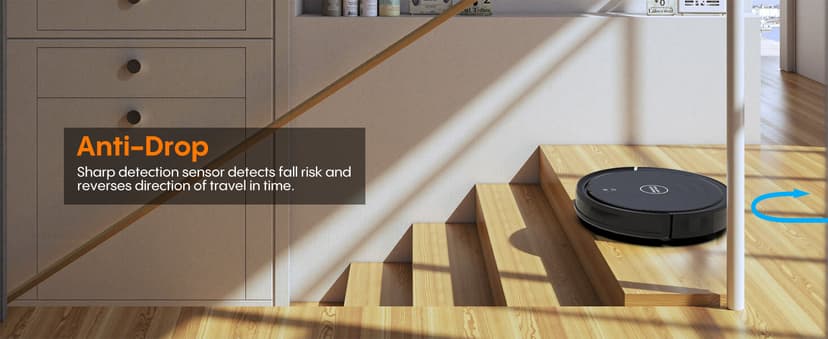 Robot Vacuum and Mop, 3-in-1 Robot Vacuum Cleaner, 4000Pa Powerful Suction, 2.87" Ultra Slim, with Wi-Fi/App/Alexa, Smart Navigation, Perfect for Pet Hair, Hard Floors and Low-Pile Carpets