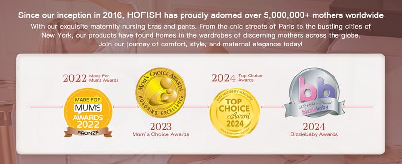 HOFISH 3PACK Full Bust Seamless Nursing Maternity Bras Bralette S-XXL with Extra Bra Extenders & Clips