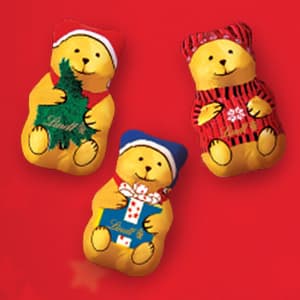 Lindt Holiday Teddy Bear Advent Calendar Assorted Chocolate Candy, 4.5 oz.