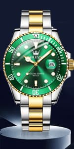 OLEVS Amazon Watches,Brown Leather Watch for Men,Men Day Date Watch,Men's Luminous Watch,Dress Watch for Men,Rose Gold Watch for Men,Men's Fashion Quartz Watch,Waterproof Brown Man Watches