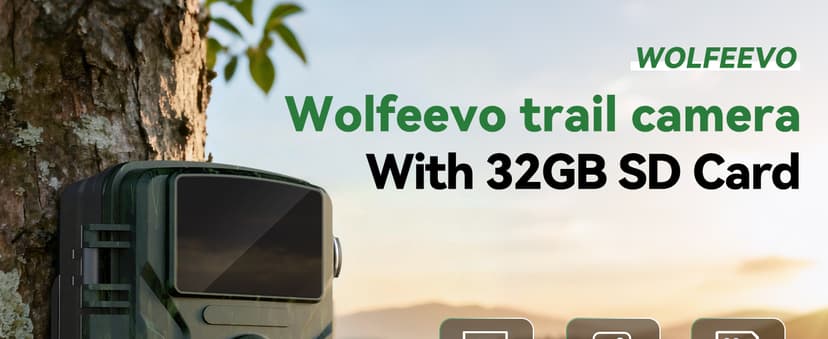 Trail Camera, 36MP 2K 0.1S Trigger Motion Activated,Game Camera with Night Vision IP66 Waterproof 2.0''LCD 90° Cam Lens for Outdoor Scouting Wildlife Monitoring Home Security, Gifts for Men