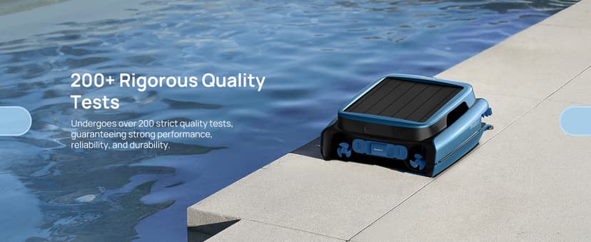 (2025 Upgrade) Beatbot iSkim Ultra 24/7 Cleaning Solar Powered Pool Skimmer with Water Clarification System & APP Control, Voice Broadcast, Dual Charging Options, Edge & Corner Cleaning, Blue