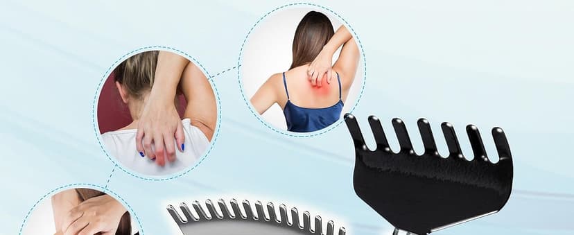 3 Pack Different Back Scratcher Metal Portable Telescoping with Rubber Handles, Extendable Back Massager Tool with Beautiful Box, Stocking Stuffers for Men Women Kids Adults (Black)