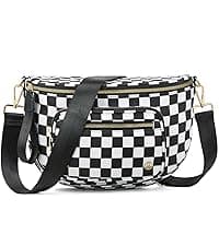 BOSTANTEN Small Sling Bag for Women Leather Crossbody Bags Fanny Pack Chest Bag for Travel