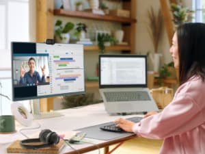 Logitech Brio 101 Full HD 1080p Webcam for Meetings, Streaming, Desktop, Laptop, PC - Built-in Mic, Shutter, Works with Zoom, Microsoft Teams, Nintendo Switch 2’s New GameChat Mode, USB-A,-Black