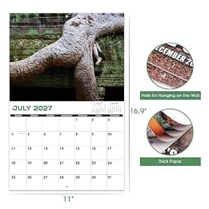 Gag Gifts - White Elephant Gag Gifts Calendar 2027, Nature Butts Calendar 2027 from January to December, 11'' x 8.5'', Gag Gift for White Elephant B0D9GBGSMZ