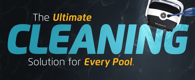 Dolphin (2026 Model) Explorer E25 Wi-Fi Robotic Pool Vacuum Cleaner Pools up to 50 FT - Waterline Scrubber Brush