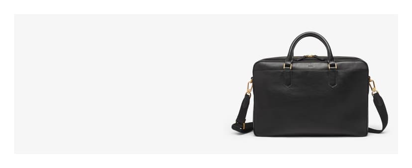 Fossil Men's Leather Minimalist Magnetic Card Case with Money Clip Front Pocket Wallet for Men