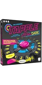 USAOPOLY The Original TAPPLE, The Fast-Paced Family Board Game,Choose a Category & Race Against The Timer to be The Last Player,Learning Word Game for Ages 8 & Up, 2-8 Players, 15-20 Minute Play Time