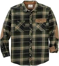 Legendary Whitetails Men's Flannel Shirt Long Sleeve Button Down 100% Cotton