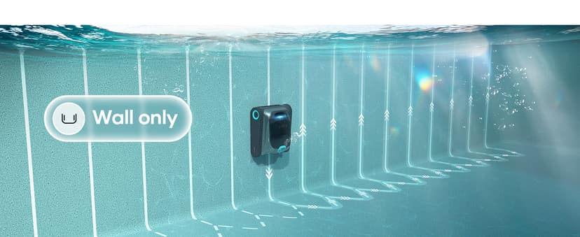 AIPER Scuba S1 Cordless Robotic Pool Cleaner, Pool Vacuum for Inground Pools, Wall and Waterline Cleaning, Smart Navigation for Pools up to 1,600 Sq.ft (Renewed)