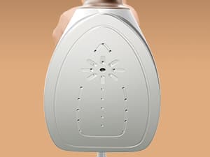 Newbealer Steam Generator Iron, 1500W Turbo Steamer for Clothes, 2 Bar Pressure Clothes Iron, 4 Steam & 4 Dry Heat Modes, Fast Heat-Up, 350ml Detachable Tank, Auto-Off, Self-Cleaning (Gold)