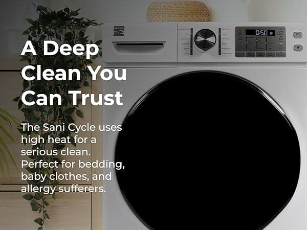 Kenmore 4.5 cu. ft. Front Load Washer with Stain Removing Steam Treatment - Reduce Laundry Time with Accela Wash - LED - ENERGY STAR Certified - White