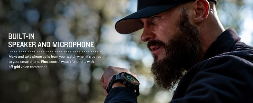 Garmin Tactix 8, 51mm Solar, Elite, Titanium Bezel, Sapphire Lens, Premium Tactical GPS Smartwatch, Includes Applied Ballistics Ultralight Elite Solver, 40M Dive Rating w/Wearable4U PowerBank Bundle