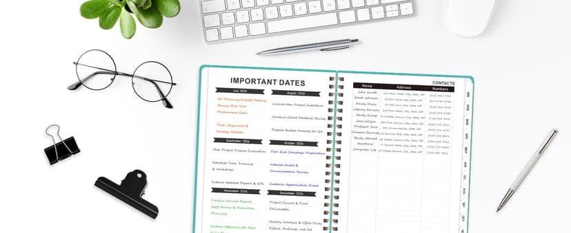 2026 Planner, Weekly and Monthly Calendar Academic Planner, Jan 2026 - Dec 2026, Planning Agenda Book for Desk Accessories and School Supplies - A5 (6.3'' x 8.5'')