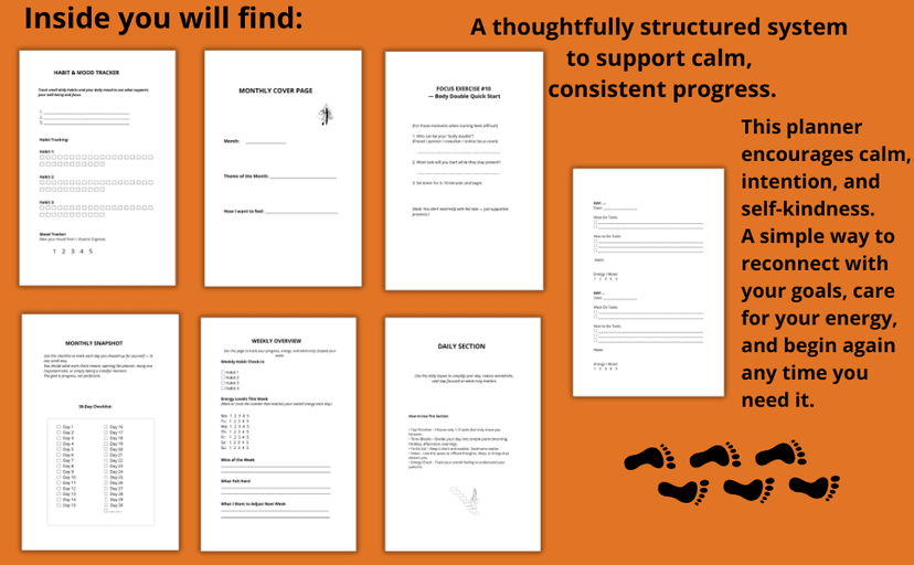 Small Step Planner for Women: A 6-Month Undated Edition