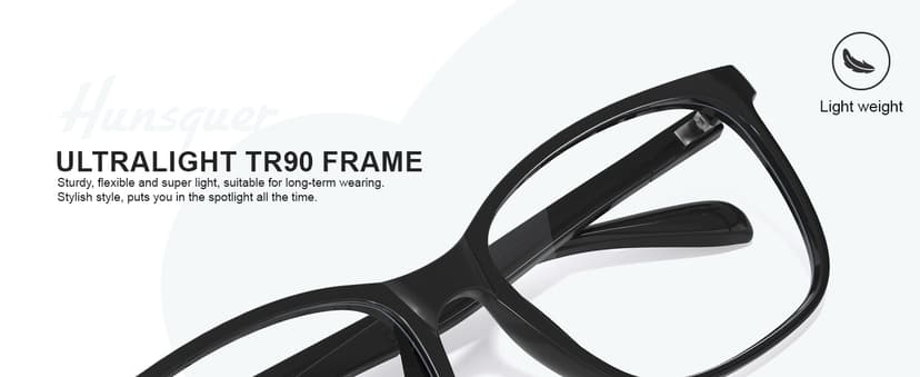 hunsquer Blue Light Glasses for Women Blue Light Blocking Glasses Men Computer Gaming Blue Screen Glasses Mens Blue Light Blocker Glasses