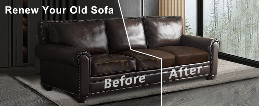 ANARACHON Leather Look Couch Cushion Covers Sofa Seat Slipcovers Sets Couches Furniture Protector for Sectional Armchair Loveseat Pets Kids Stretch Spandex Fabric(3 Cushion Sofa, Brown)