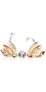 YWHL 50th Wedding Anniversary Quartz Clock Gifts for Parents, 50 Years Golden for Couple, Happy 50th Anniversary Decoration Gift for Her Him (Battery not Included)