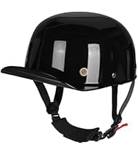 Yesmotor Motorcycle Baseball Helmet - Retro Baseball Style Cap for Unisex-Adult, DOT Approved