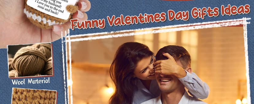 Birthday Gifts for Husband from Wife, Christmas Handmade Inspirational Crochet Football Gift for Him, Cool Wedding Anniversary Present for Husband, Cute Emotional Home Decor for Couple, Hubby, Spouse