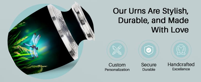 Keepsake Urn for Human Ashes, Sharing Urns, Cremated Remains Holder, Funeral Ashes Container, Burial Keepsake, Token Urns Set Dragonfly Burial Urns Funeral Urns for Women Beautiful Urn for Mom 3 Inch B0F7LBQX5G