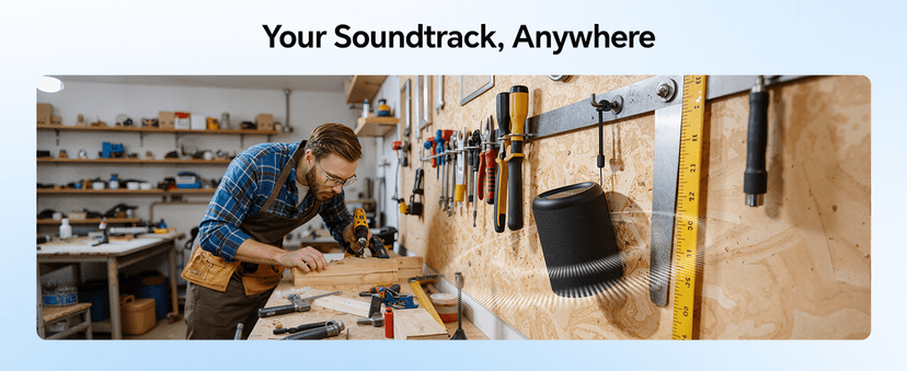 Powerful HD Sound, Dynamic Lights, 15H Playtime, BT 5.3, TWS Pairing, IPX5 Beach|Camping|Pool Accessories, Halloween Music Portable Bluetooth Speaker Gift Ideas: Outdoor Travel Essentials Waterproof B0CX1FRR27