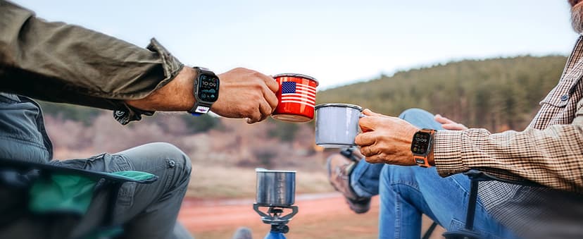 Rugged Nylon for Apple Watch Ultra 2/ Ultra 3 Band Series 11/10/9/8/7/6/5/4/3/SE iWatch Bands Men,Soft Woven Stars-Stripes Flag Wristbands Strap for Apple Watch Ultra 3/2/1 49mm 46mm 45mm 44mm 42mm