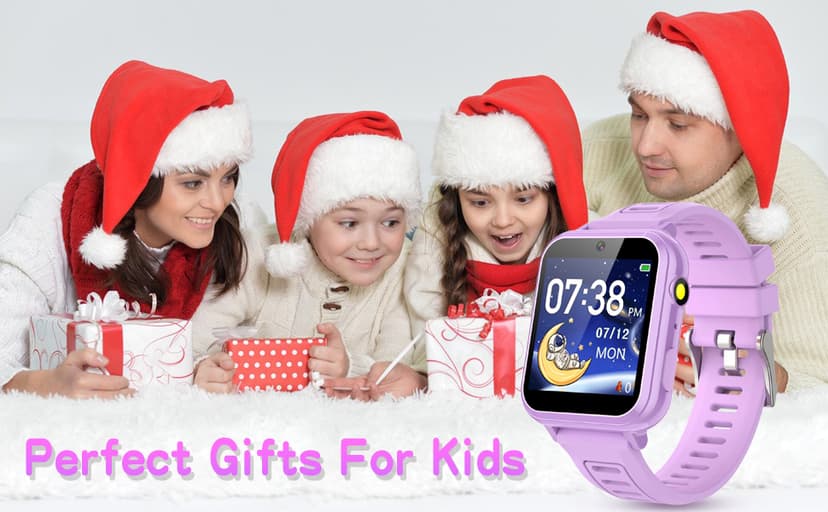 Kids Smart Watches Girls Gifts Age 3-12, Smart Watch for Kids with 39 Games Camera Video Recorder Music Player Alarm Calculator Stopwatch Flashlight Pedometer Gift Toys for Girls Ages 5 6 7 8 9 10