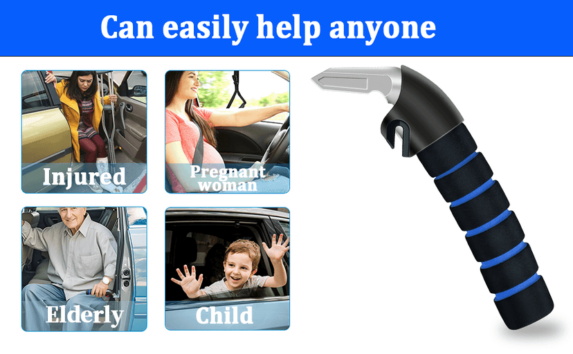 Car Door Handle for Elderly Car Assist Support Handle Multifunction Car Door Latch Bar for Seniors and Handicapped