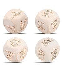 Anniversary Steel Gifts for Him Her Date Night Dice Gift for Boyfriend Girlfriend Wife Husband Couple Women Men Food Dice Decider Sweetest Day Birthday Wedding Valentines Christmas White Elephant