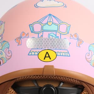 Kids 3/4 Open Face Motorcycle Helmets for 4-15 Years Old, Youth Child Dirt Bike ATV Helmets, Lightweight Vintage Half Helmet for Electric Scooter Moped Go Kart 4 Wheeler, DOT Approved
