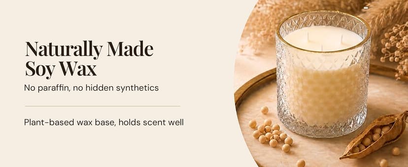 Decorative Soy Candles Birthday Gifts for Women, Elegant Glass Jar, 14.8oz, 80Hr Long Lasting Burn, Luxury Candles for Women VIONAMI Queen of The Night Rare Flower Fragrance Luxury Scented Candle Gift B0FBMNBQ3D
